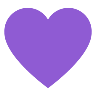 Heart Decal (Lavender)
